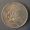 Indonésie 50 Rupiah INDONESIA - KM 35 - 50 RUPIAH 1971 - BIRD 'PARADISE' -
