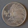 Indonésie 50 Rupiah INDONESIA - KM 35 - 50 RUPIAH 1971 - BIRD 'PARADISE' -