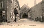 France COUNTY 70160 - FAVERNEY - ENTRANCE OF THE CHURCH -