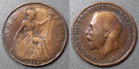 Grande-Bretagne 1 Penny GREAT BRITAIN - KM 810 - 1 PENNY 1918 KN - GEORGE V -