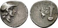 GREEK WORLD Obol CARIA. Kaunos, c. 166-100 BC. Cabinet toning! -