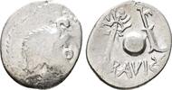 CELTIC WORLD  Middle Danube, ERAVISCI. Imitating Roman Republican denarius, late 1st cent. BC VF