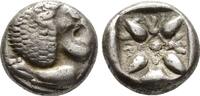Diobol  GREEK WORLD IONIA. Milet,  late 6th–early 5th century BC. VF