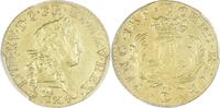 Louis d'or Mirliton Louis XV - Louis d'or dit Mirliton - 1724 D Lyon - Trésor du Chameau - Pedigree Rutherford -