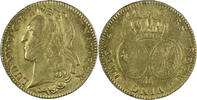 Double louis d'or au bandeau Louis XV - Double louis d'or au bandeau - 1744 L Bayonne -