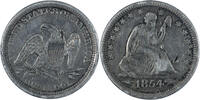  Quarter Dollar 1854 États-Unis - Quarter Dollar - 1854 - Philadelphie TB 60,00 EUR  Excl. 10,00 EUR Verzending