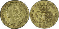 Double louis d'or au bandeau Louis XV - Double louis d'or au bandeau - 1744/3 Z Grenoble -