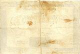 France 24/10/1792 10 Livres Error note watermark Fleur de Lis inversed VF