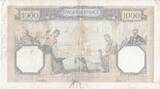 France 15/07/1937 1000 Francs Ceres and Mercury - 15-07-1937 - Serial V2989 FF