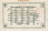 France 08/05/1916 10 Francs Fourmies City - 1916 VF