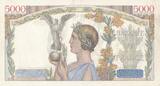 France 1935 5000 Francs Victory - 11-07-1935 Serial G.36 - VF