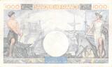France 1941 1000 Francs Commerce and Industry - 06-02-1941 Serial D.1547 - F to VF