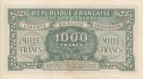 France  1000 Francs Marianne - 1945 Letter E- Serial 89 E - XF