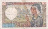 France 1940 50 Francs Jacques Coeur - 13-06-1940 Serial U.9 - F+ FF+