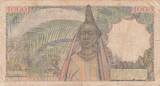 French West Africa 1948 1000 Francs Woman, jugs - 21-11-1953 - F to VF - P.42 FF+