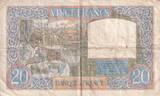 France 1940 20 Francs - Science et Travail - 11-07-1940 - Serial D.676 - P.92 VF
