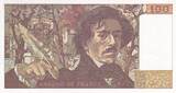 France  100 Francs - Delacroix - 1978 - Serial P.4 - P.154 XF