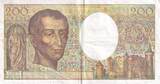 France  200 Francs - Montesquieu - 1994 - Serial H.156 - P.155 VF