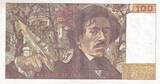 France  100 Francs - Delacroix - 1978 - Serial W.9 - P.154 VF
