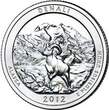 USA 2012 1/4 Dollar Denali - P Philadephia UNC