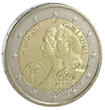2022 Coin 2 Euros Commemo. BU Coincard LUXEMBOURG 2022 - 10 years of the marriage of the Grand Ducal heir couple