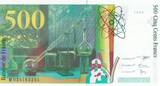 France  500 Francs - Pierre & Marie Curie - 1998 - Serial M.039 UNC