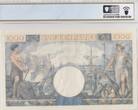 France 1944 1000 Francs - Commerce and Industry - 06-07-1944 Serial D.3620 UNC