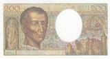 France  200 Francs - Montesquieu - 1987 - Serial D.050 AU
