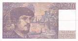 France  20 Francs - Debussy - 1987 - Serial C.020 XF