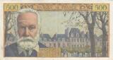France 1958 500 Francs - Victor Hugo - 30-10-1958 - Serial X.110 XF