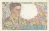 France 1947 5 Francs - Shepherd - 30-10-1947 - Serial A.153 UNC