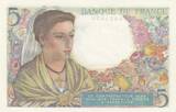 France 1943 5 Francs - Shepherd - 02-06-1943 - Serial K.16 UNC