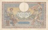 France 1927 100 Francs - Luc Olivier Merson - Grands cartouches - 17-01-1927 - Serial K.16637 VF