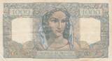 France 1948 1000 Francs Minerva and Hercules - 11-03-1948 - Serial H.386 VF