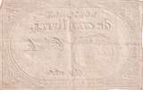 France 5 livres 5 Pounds 10 Brumaire Year II (31.10.1793) - Sign. Blanche - Serial 12826 VF