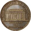 France 1 token 1860-1879 Chambre de Commerce de Nantes - Jeton Argent Poinçon Abeille (1860 /1879) XF