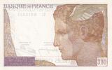 France 1939 300 Francs Ceres - 09-02-1939 - Serial U.0615614 AU