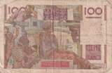 France 1949 100 Francs - Young farmer - 07-04-1949 - Serial U.320 FF