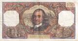 France 1971 100 Francs - Corneille - 07-10-1971 - Serial Z.586 VF