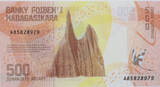 Madagascar  500 Ariary - Old City of Ambohimanga - 2024 - Serial A UNC