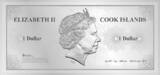 Cook Islands  Toronto - Skyline collection -1 Dollar Silver Colour 2017 BE ( belle épreuve)