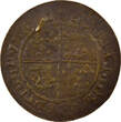 France 1 token XVe Siècle Dauphiné - Brass Counter Token - XVth Century, Pierced TB-
