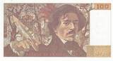 France  100 Francs - Delacroix - 1991 - Serial O.186 UNC