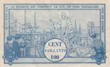 France franc 100 Vaillants - Catholic Scouts Ticket - 1940-1950 VF