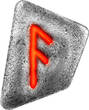 Germany mark Rune Ansuz - 1 SILVER ONCE 2023 BU