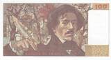 France  100 Francs - Delacroix - 1987 - Serial J.121 UNC