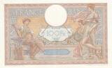 France 1936 100 Francs - Luc Olivier Merson - 19-05-1939 - Serial Q.66825 XF+