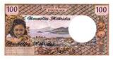 New Hebrides 1970 100 Francs Tahitienne - 1972 série F.1 UNC