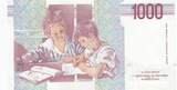 Italy  1000 Lire - M. Montessori - Students - 1990 - Serial CF UNC
