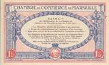 France 1917 1 Franc - Marseille - Chamber of Commerce - 05-06-1917 - Serial H-R XF+